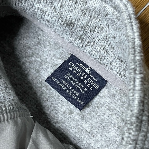 Syracuse University Charles River Apparel Pullover Knit Sweatshirt Fleece MEDIUM - Picture 3 of 3